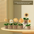 thumbnail image 4 of Crochet Kit Accessories Handmade Crocheted Planter for Kids Kits Hand Teens Beginners Yellow, 4 of 9