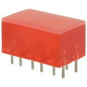 L-895/8IDT LED Lightbar Red 22 x 10mm 8mcd (1 piece) - L-895/8IDT