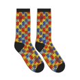 thumbnail image 4 of Unisex Autism Awareness Puzzle Piece Art Novelty Ankle Socks Colorful ComfortSoft Lightweight Sports Athletic Socks, 4 of 7