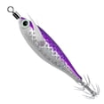 thumbnail image 4 of Cebo luminoso para calamar que brilla en la oscuridad para pesca nocturna (Morado), 4 of 4