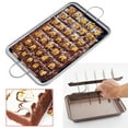 thumbnail image 5 of Usbinx Life 18-Cavity Nonstick Divided Brownie & Muffin Pan High-Carbon Steel Bakeware, 5 of 7
