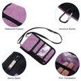 thumbnail image 4 of Uxcell Neck Wallet Travel Pouch, RFID Blocking Waterproof Travel Organizer Pouch, Violet, 4 of 6