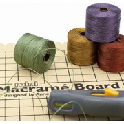 The Beadsmith S-Lon Bead Cord – .5 mm Nylon Cord, 12-Pack, Forest Mix, TEX210, 77 Yards