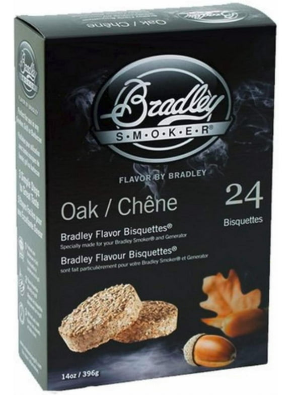 Bradley Smoker Oak Bisquettes--24 Pack