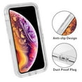 thumbnail image 4 of SOATUTO iPhone X Case,Heavy Duty Defender Cover Full Armor Body Shockproof Protection Bumper,3 in1 Layers Hybrid TPU Rugged Rubber with Hard PC Panel Compatible with iPhone X/XS(Clear), 4 of 6