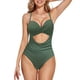 thumbnail image 1 of Traje de baño completo Gibobby para mujer Bikinis estampados Sexy con realce, 1 of 4