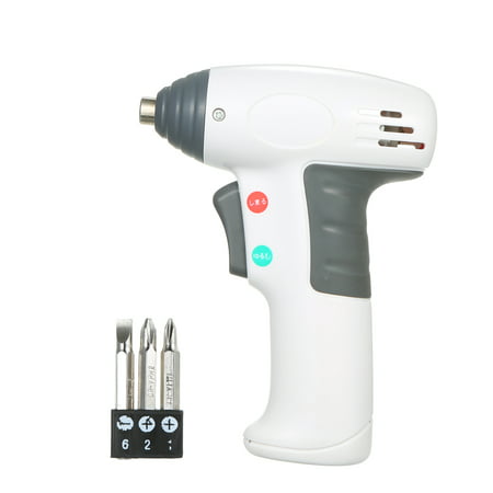 Battery Operated Cordless Screwdriver Drill Mini Rotary Wireless Household DIY Electric Screw Driver Set+ 3