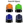 thumbnail image 4 of Radyan Maximum Visibility Reflective Safety Hoodie, 2-Tones - 12 Pack, 100% Polyester, Size: Adult, 4 of 4