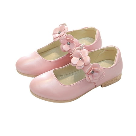 

1 Pair Children Sole Shoes Fashion Flower Shoes Kids Adorable Shoes Shoes (Pink Size 26 EU27 US9.5 UK10)