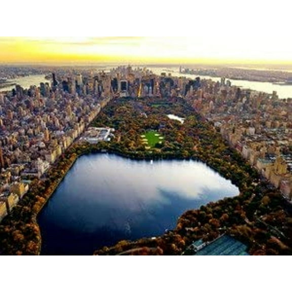 Central Park Arial CANVAS OR PRINT WALL ART