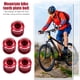 thumbnail image 3 of Ciclismo 5 uds pernos de plato de bicicleta pernos de plato de anillo doble único (64mm rojo) Ehuebsd Para estrenar, 3 of 9