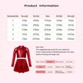thumbnail image 3 of Haitryli Kids Girls Hip Hop Jazz Latin Dance Outfit Sequin Long Sleeve T-Shirt Crop Top with Skirt Set for Competition Hot Pink 10, 3 of 3