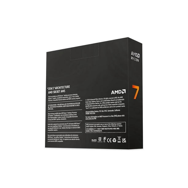 AMD Ryzen 7 9700X - 3.8 GHz - 8-core - 16 threads - 32 MB cache