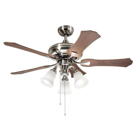 Aztec Lighting Kichler Lighting Traditional Brushed Nickel 52 inch