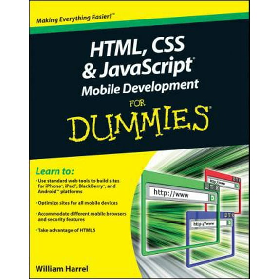 Pre-Owned HTML, CSS, and JavaScript Mobile Development for Dummies