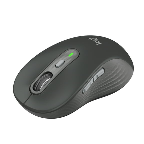 Logitech Signature Plus M750 L Wireless Mouse - For Large Sized Hands, SmartWheel Scrolling, Bluetooth Connectivity, Multi Device, 24-Month Battery, Silent Clicks, Graphite