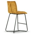 thumbnail image 5 of Set of 2 Adel Modern Beige Arm Chair Dining Chair with Beech Legs, 5 of 5