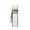 Beige, variant on Hiroekza Slim Water Bottle for Travel Glass Double Wall with Infuser Heat Proof Tea Separation Cup Leakproof Portable for Office or Hiking Silver