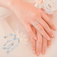 thumbnail image 2 of Fiudx Anillo de Nudo, Elegante Joya de Circonita Cúbica, Regalo de Compromiso con Diseño de Mariposa, Accesorio de Compromiso Único, Celebración de Aniversario de Boda, para Mujeres y Niñas, Recordat, 2 of 5