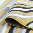 thumbnail image 6 of Contemporary 9x12 Area Rug (8'10'' x 12'2'') Abstract Yellow, Charcoal Living Room Easy to Clean, 6 of 10
