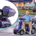 thumbnail image 7 of SKRT Large 4 Wheels Mobility Scooter (XW-E05), Electric Heavy Duty Wheelchair Device, 400 LBS Capacity for Seniors & Adults, Speed Adjust, No Assemble Required, 7 of 7