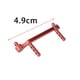 thumbnail image 4 of Columna de carcasa de montaje de poste de carrocería para repuesto de Crawler RC Axial SCX24 1/24 rojo, 4 of 7