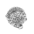thumbnail image 4 of Xingzhi Essential Oil Diffuser Perfume Copper Hollow Locket Pendant Charms Silver, 4 of 8