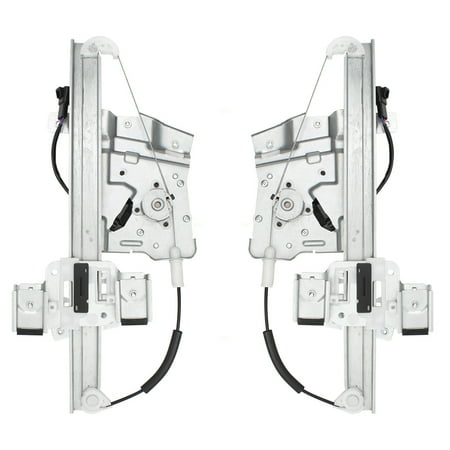 - Pair Set Front Power Window Lift Regulators & Motors Assemblies Replacement for Buick Lucerne 15929732 15929736