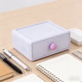 thumbnail image 6 of Drawer Style Multi-Color Desktop Organizer, Large Capacity Stackable Plastic Storage Box for Stationery, Office, Home, Dorm, Crafts, Vanity, 6 of 6