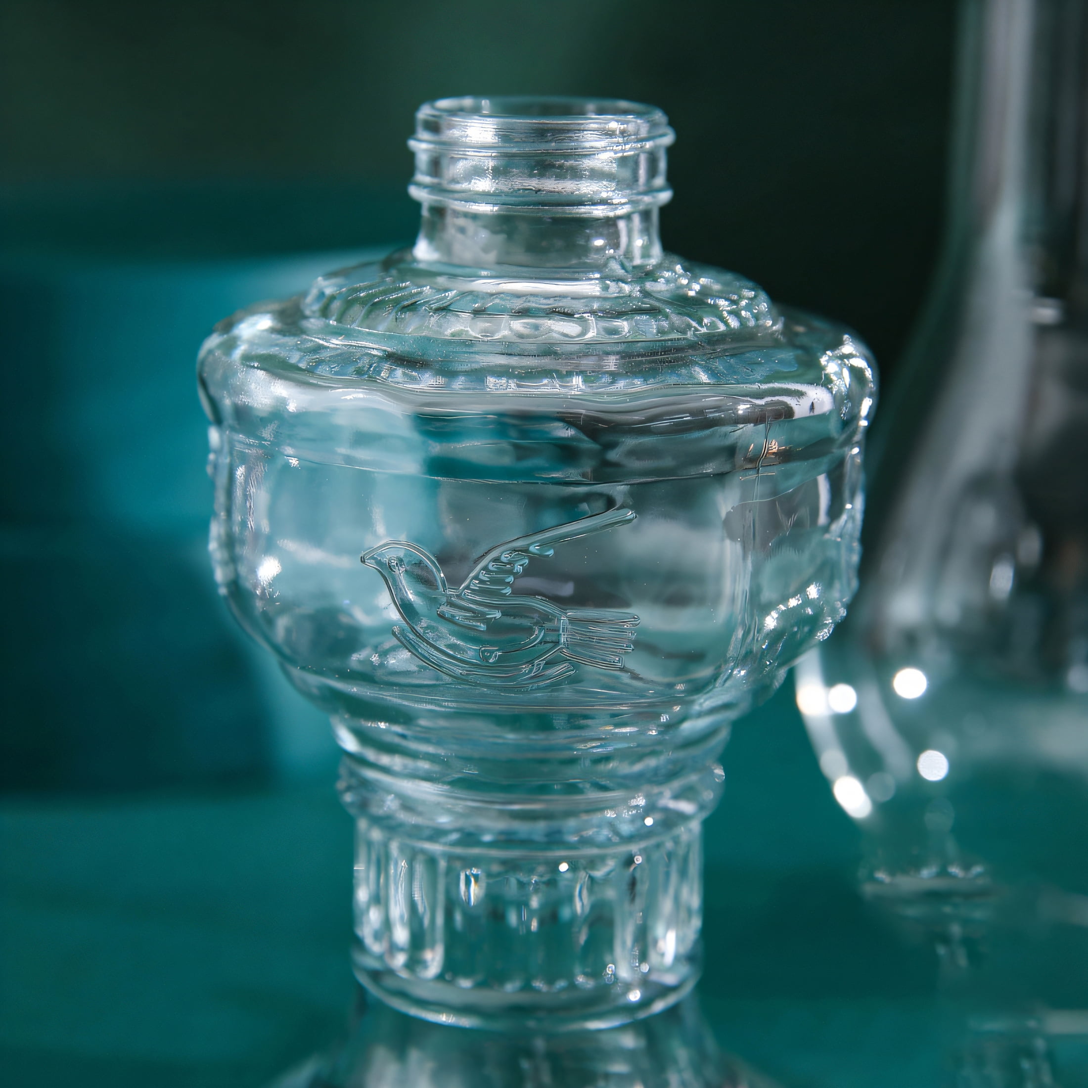 HIBIBUD 2Pcs Oil Lamp,Decorative Artistic Appeal Kerosene Lamp,Functional Lighting Solution Glass Lamp,Style5,3*3.5*12.6in