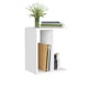 thumbnail image 2 of Mesa Auxiliar MORU POP Blanca con estantes, 2 of 9