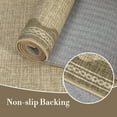 thumbnail image 6 of Scalloped Runner Rug 2'x3' for Hallway & Bathroom - Non Slip, Machine Washable Soft Carpet - Kitchen, Bedroom, Nursery Floor Mat (Beige), 6 of 7
