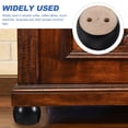thumbnail image 2 of 6pcs Bun Furniture Feet Replacement Wood Furniture Feet Furniture Legs Couch Risers, 2 of 9