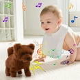 thumbnail image 3 of Plush Toy Puppy Electronic Interactive Dog - Walking, Barking, Tail Wagging, Stretching Companion Animal for Kids, 3 of 5
