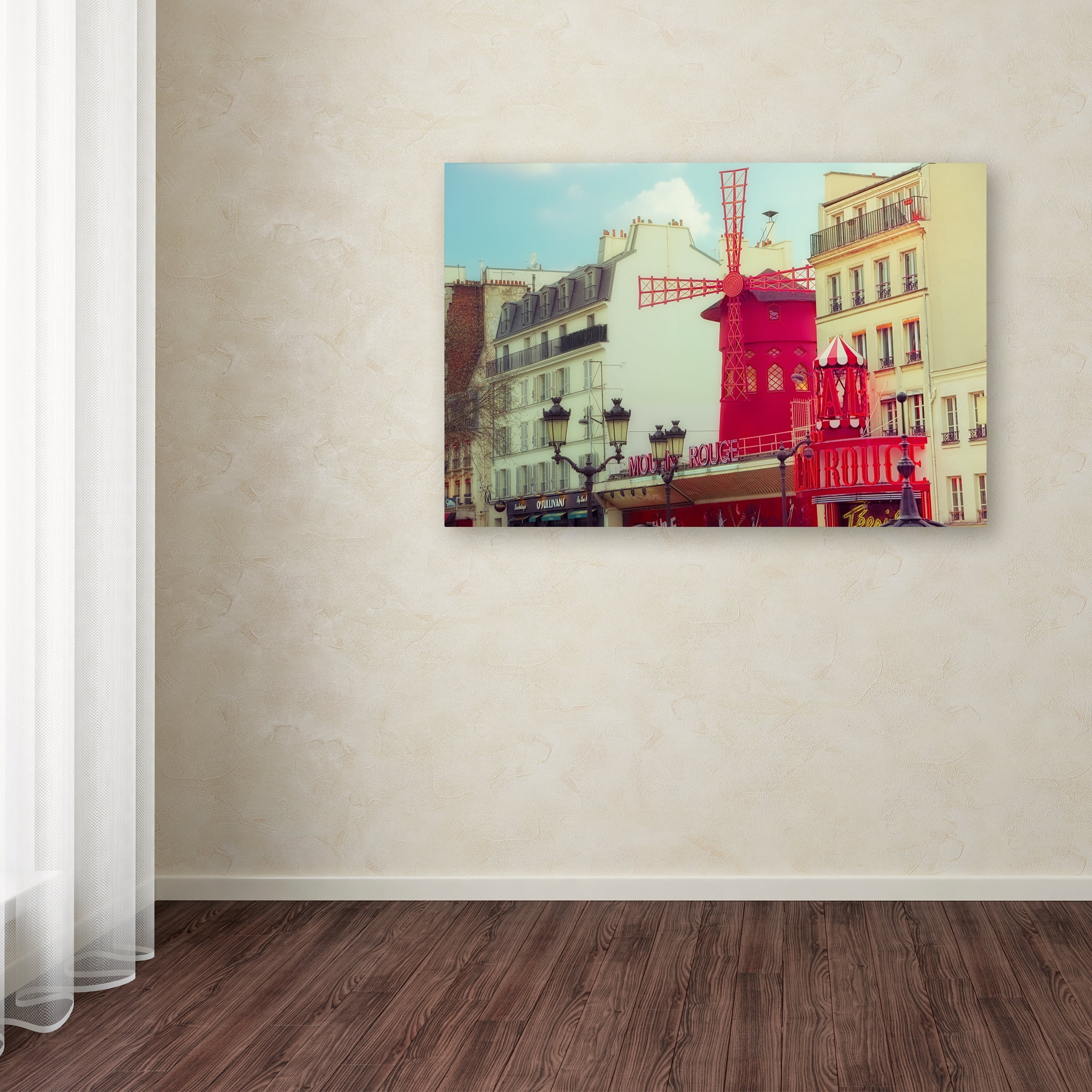 Trademark Fine Art 'Moulin Rouge' Canvas Art by Cora Niele