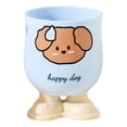 thumbnail image 2 of Openpig Thickened Toothbrush Cup With Big Feet And Puppy Suitable For Toothbrushes., 2 of 8