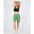 thumbnail image 5 of 4 Pack: Women's 7" Bermuda Long High Waisted Shorts With Pockets - Casual Running Workout Athletic (Available In Plus), 5 of 6