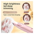 thumbnail image 3 of Rasoir pour Animaux à Faible Bruit avec Lumière DEL, Tondeuse à Recharge Rapide, Convient aux Griffes, Yeux, Oreilles, Visage, 3 of 6