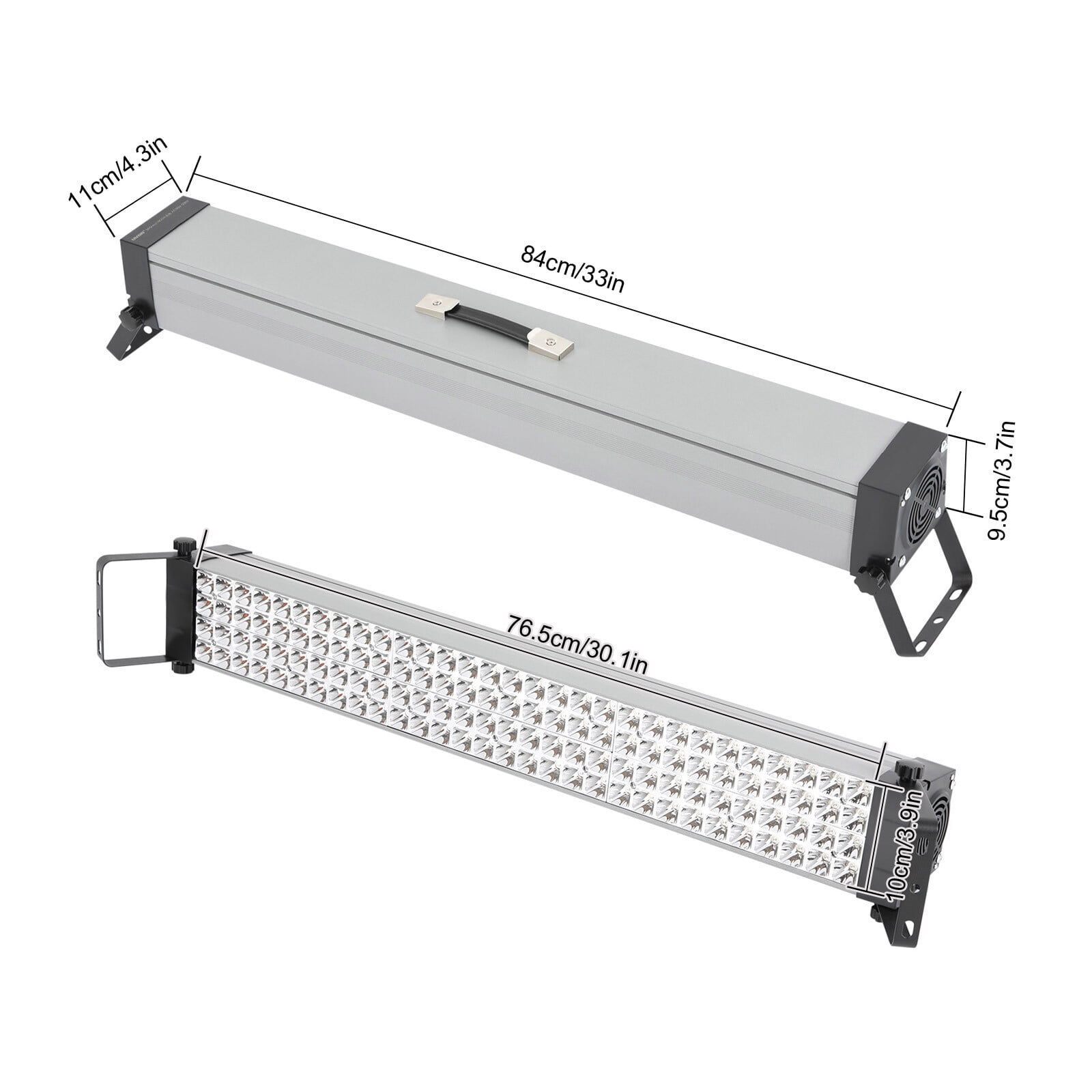 Miumaeov 120 UV LED Curing Light Bar High Power Curing Lamp 1800W Handheld Glue Dryer Light 395nm