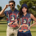thumbnail image 2 of Aplkyhs 250th Anniversary Matching Golf Shirts for Couple Women Sport Cloth Moisture Wicking Golf Tennis Tank Top Breathable Fabric Suitable for Tennis Enthusiasts Lapel Design, 2 of 6