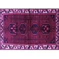 thumbnail image 1 of Ahgly Company Indoor Rectangle Persian Purple Traditional Area Rugs, 7' x 10', 1 of 4