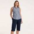 thumbnail image 4 of Lands' End Women's Tall Sport Knit High Rise Elastic Waist Capri Pants, 4 of 4