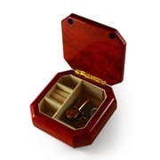 Astonishing 30 Note Beveled Octagonal Wood Music Jewelry Box - All I Ask of You