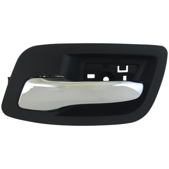 Dorman 93168 Rear Driver Side Interior Door Handle for Specific Dodge Models, Black; Chrome