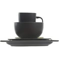 thumbnail image 3 of Gibson Elite Ocean Paradise 16Pc Square Glazed Dinnerware Kitchen Dish Set, Jade, 3 of 6