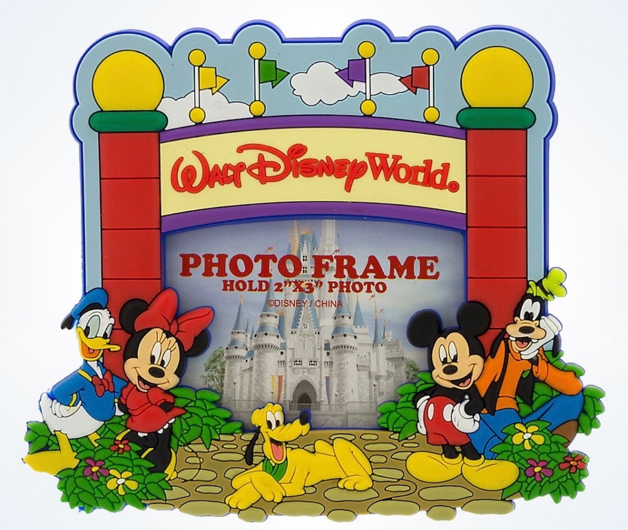 Walt Disney ミッキーマウス フォトフレーム Disney Parks Walt Disney World Mickey & Pals Gate Photo Frame 2x3