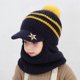 thumbnail image 5 of Beanie Scarf Set Winter Warm Beanie Hat Knitted Neck Warmer Fleece Lining for Kids Girls Boys, 5 of 5