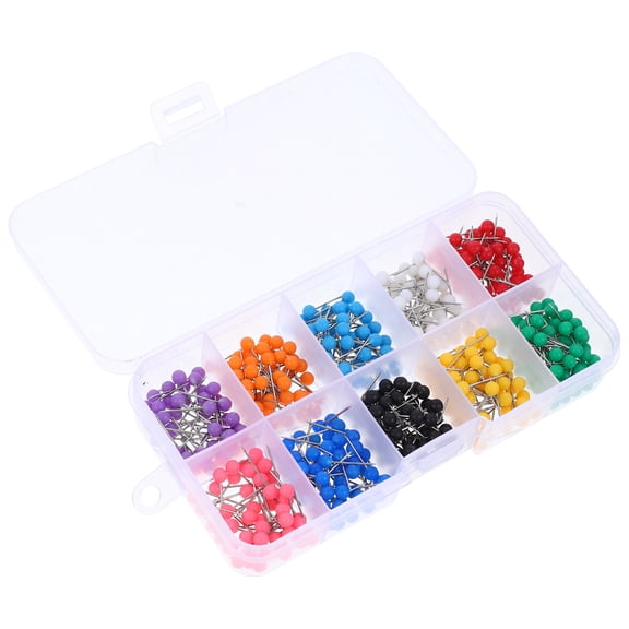 FESTFENDS map pin Thumbtack PP Assorted Color Drawing Pins Practical Design 500pcs