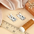 thumbnail image 2 of LinenLoon 2 Pieces Sewing Machine Presser Foot Straight Stitch Foot Universal General Purpose Zig Zag Foot for Most Sewing Machines Domestic Low Shank Sewing Machines (2 Pieces), 2 of 5