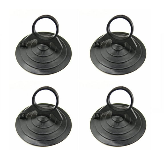 Homoyoyo Heavy Duty Windshield Cups 4 Pack Black Easy Install for Car Curtains and Window Accessories